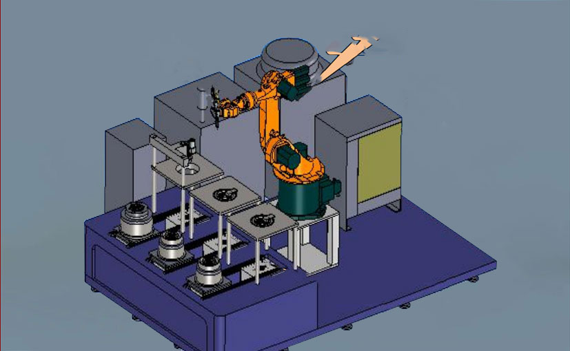 工业六轴机器人集成系统_延安六轴机器人_延安_数字化工厂